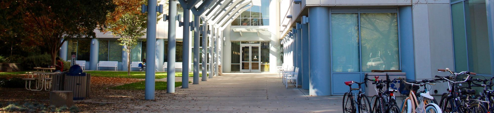 Math Sciences Building in Fall