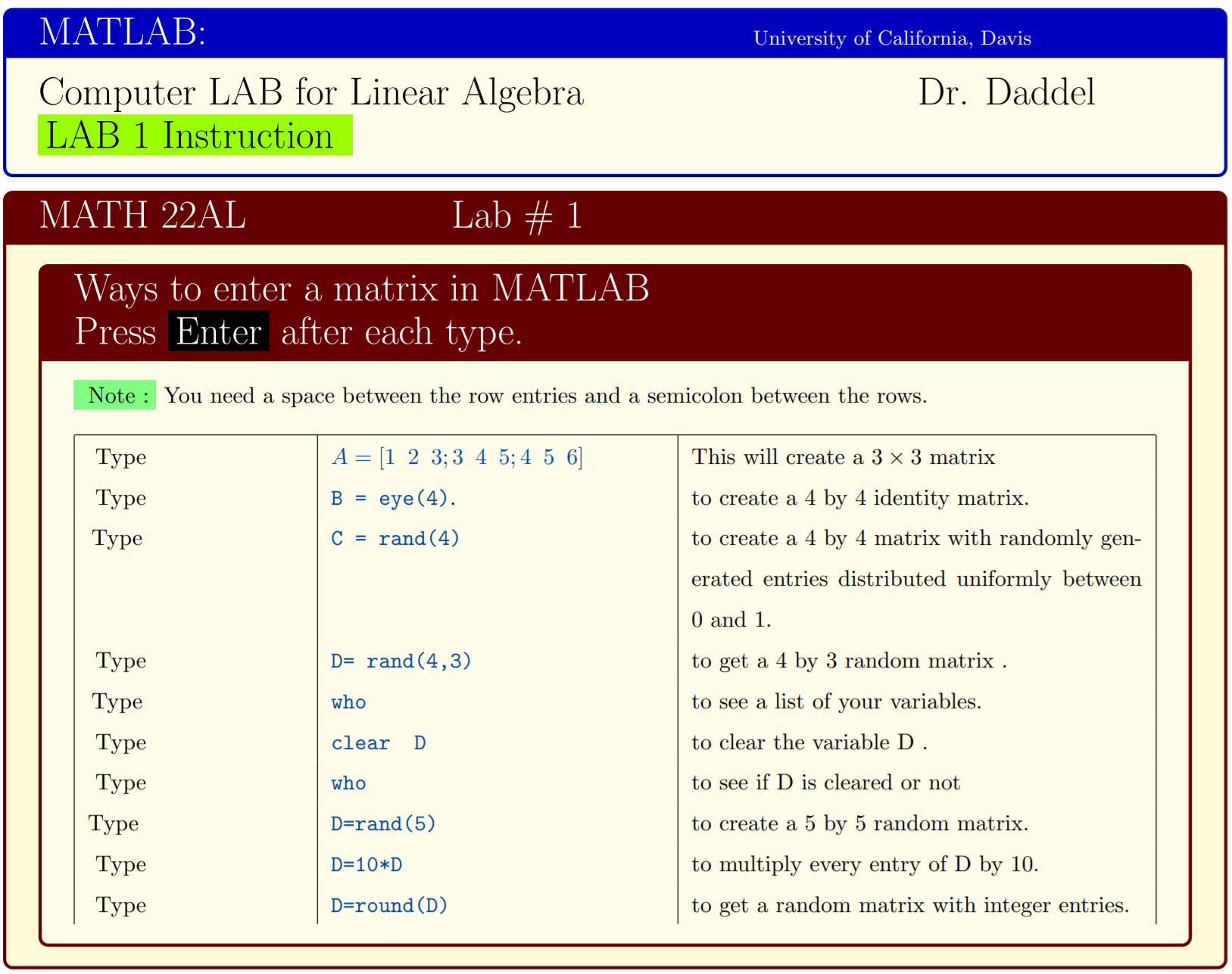 EnteringMatrices