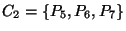 $C_2 = \{P_5, P_6, P_7 \}$