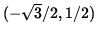 $ ( - \sqrt{3} /2, 1/2) $