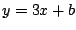 $y=3x+b$