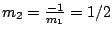 $m_2=\frac{-1}{m_1}=1/2$