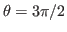 $\theta=3\pi/2$