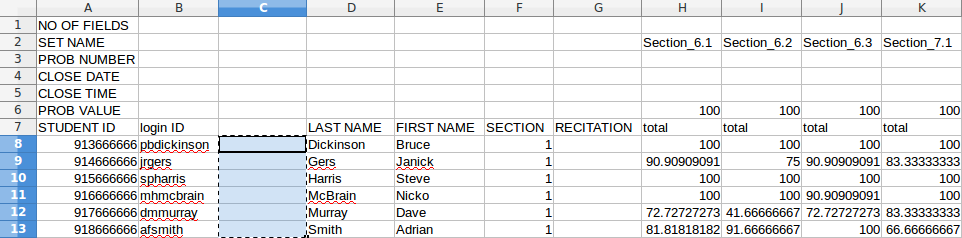 Combined names have been cut to the clipboard.